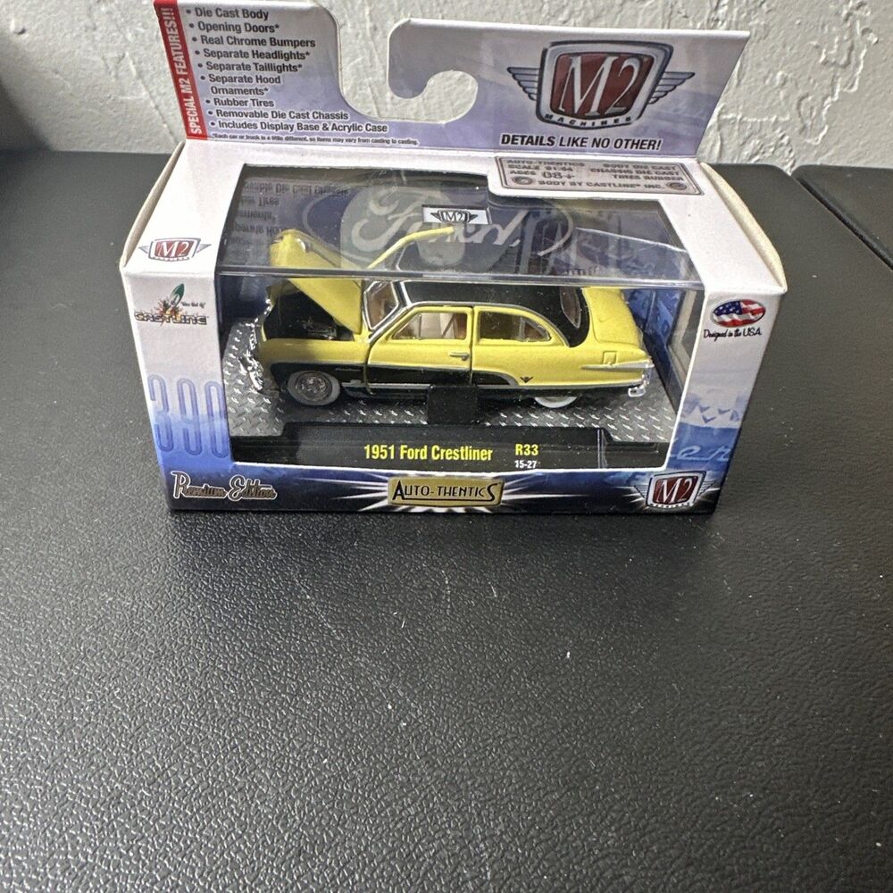 1951 Ford Crestliner diecast model from M2 Machines,  Auto-Thentics collection